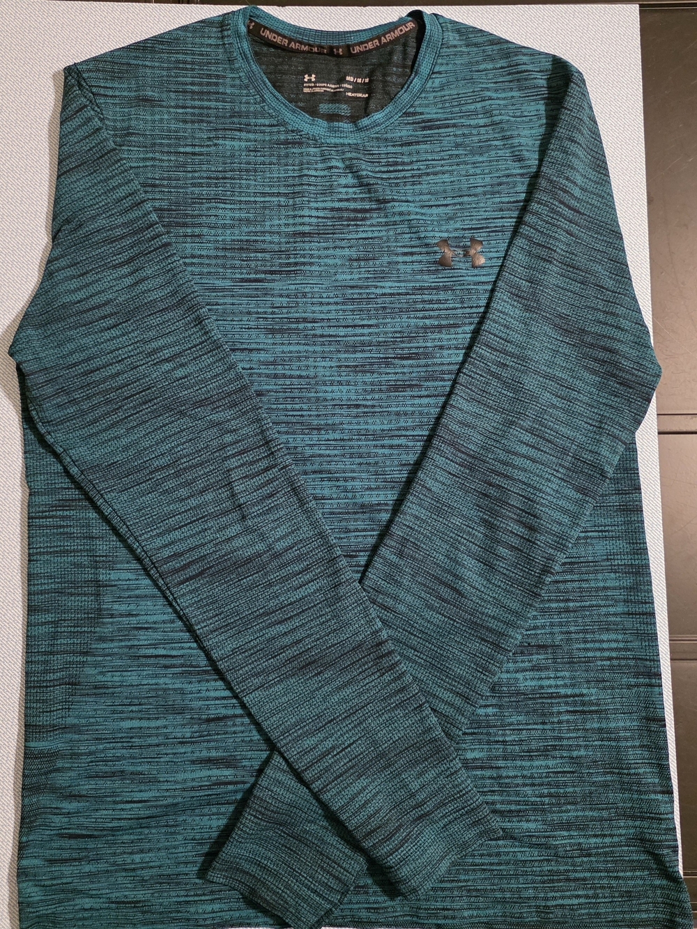 Under Armour Men’s Teal Space-Dye Crew Sweater